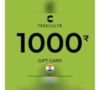 Freecultr Gift Card 1000 INR Key - INDIA