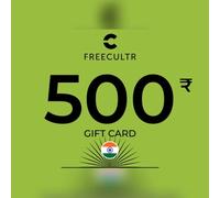 Freecultr Gift Card 500 INR Key - INDIA