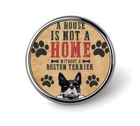 Freecustom A House Is Not A Home Without A Border Collie - Juego de pines para amantes de los perros, botones para jeans, perro, mamá, regalo, botones personalizados, animales, cachorros, mochilas
