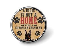 Freecustom A House Is Not A Home Without A German Hound - Juego de pines esmaltados con diseño de animales, broches para dueños de perros, botones de regalo para jeans, moderno, perro, mamá, insignias
