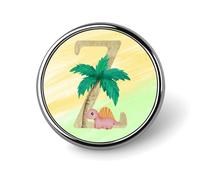 Freecustom Alfileres esmaltados con monograma inicial H para jeans, alfabeto, dinosaurio, broche, monograma, letra de mochila, pines modernos para mochila, cordón, solapas, chaquetas, Set of 3