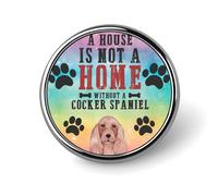 Freecustom Alfileres esmaltados con texto en inglés "A House Is Not A Home Without A Dachshund", alfileres para amantes de los perros para mochilas, perros, cachorros, animales, cachorros, mochilas