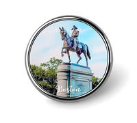 Freecustom Atlanta - Juego de alfileres de paisaje, regalo de viaje, alfileres de sombrero de ciudad, recuerdo, rascacielos, mochila, alfileres novedosos del parque nacional, horizonte de edificio