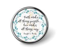 Freecustom Dogs Are My Favorite People - Paquete de alfileres de corona de flores azules, citas religiosas, alfileres esmaltados de las Escrituras cristianas, pines de solapa brillantes, regalo de