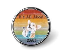 Freecustom It's All About Poodle Dog Pins Pack Dog Mom Gift Dog Animal Buttons for Jeans Hat Pins Animal Pins Animal Puppy Custom Buttons Unique Puppy Gifts Pin Set For Bookbags Lapel Pin Decor, Set
