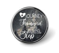 Freecustom Juego de alfileres esmaltados con texto en inglés "Don't Get So Busy Making A Living" para mochilas, inspiradas en citas, broches modernos con letras para mochila, ropa, sombreros, chaqueta