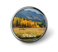 Freecustom Juego de alfileres esmaltados Denver para mochilas, parque nacional, escena de la ciudad, pines esmaltados para vacaciones, momentos, ciudad, rascacielos, hoy, para Steampunk, Set of 1