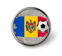 Freecustom Juego de pines de fútbol con bandera de Birmania, para amantes de los deportes, banderas de país, botones para jeans, banderas nacionales, insignias de mochila, insignias novedosas