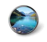 Freecustom Juego de pines de parque nacional, pines esmaltados de paisaje histórico, botones del centro para jeans, divertidos pines de recuerdo para visitantes para chaquetas, ropa, hombres y mujeres