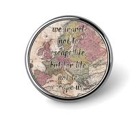 Freecustom Let's Get Lost Together - Paquete de alfileres para mochilas, botones de viaje antiguos para jeans, pines artísticos para sombreros, ropa, mochila, mujeres y hombres, Set of 3