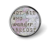 Freecustom Oh The Places You'Ll Go - Juego de pines esmaltados de mediados de siglo, mapa, viaje, solapa, citas, mochilas, botones personalizados, juego de pines clásicos para sombreros, chaquetas