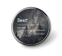 Freecustom Paquete de alfileres de definición de cerveza, pines para mochilas, diccionario de significado, pines de botón de citas clásicas, juego de pines para sombreros, chaquetas, mujeres y hombres