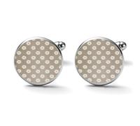 Freecustom Timur - Gemelos japoneses con tejido azul cielo para hombre, asiático, oriental, oriental, chino, gemelos para camisa elegante, para camisa de negocios, regalos de boda, 0.8in, Metal, No es