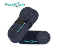 FreedConn TCOM VB Intercomunicador Casco Moto,Auricular Bluetooth Casco Moto, 800M Sistemas de Comunicación Bluetooth para Motocicletas,2~3 Motoristas,HiFi Estéreo Cancelación de Ruido,2 Pieza