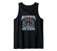 Freediver Scuba Hold Your Breath Dive Deeper Camiseta sin Mangas