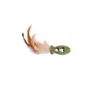 Freedog juguete gato pez matatabi con plumero 12 cm