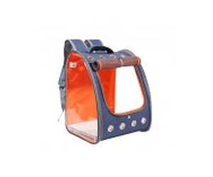 Freedog mochila transporte perro beta azul y naranja