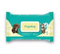 Freedog Toallitas Húmedas para Perros Y Gatos Pack De 2 x 40 Toallitas (Citronela)