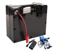 FREEDOH Batería de 24 V para Silla de Ruedas eléctrica, 24 V 15 Ah 18 Ah 20 Ah 25 Ah 30 Ah 40 Ah 50 Ah 60 Ah, batería de Litio con Cargador para Motor de 0-1440 W.,24v20ah