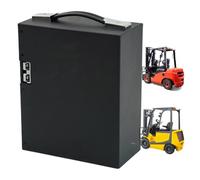 FREEDOH Batería de fosfato de Hierro y Litio de 24 V para Carretilla elevadora eléctrica, 25 Ah, con asa para Motor de transpaleta.