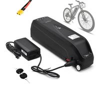 FREEDOH Batería de Litio de Repuesto para Bicicleta eléctrica de 48 V, 10,4 Ah, 13 Ah, 15 Ah y 17,5 Ah, para Motor de 200-900 W con Placa Inferior de 4 Pines y Cargador.,Xt60 48v10.4ah