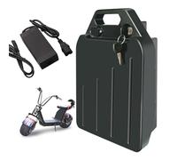 FREEDOH Batería para Motocicleta eléctrica de 48 V y 60 V, batería de Litio de 10 Ah, 15 Ah, 17,5 Ah, 20 Ah, 22,4 Ah, 25,6 Ah y 28 Ah con Cargador.,60v28ah