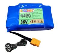 FREEDOH Batería para Patinete eléctrico de 36 V, batería para Hoverboard de 36 V y 4,4 Ah, baterías de Litio con Placa de protección BMS.