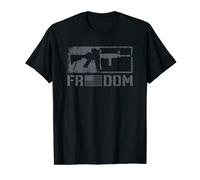 Freedom AR15 Rifle - Segunda Enmienda Pro Derechos de Armas Camiseta