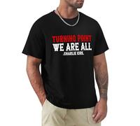 Freedom Charlie Kirk Sign - Camiseta homenaje a Charlie 1993 2025, camisetas Un verdadero patriota para mujeres y hombres, Negro-b, M
