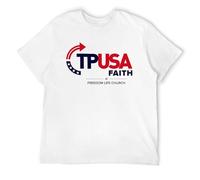 Freedom Charlie Kirk Sign - Camiseta homenaje a Charlie 1993 2025, camisetas Un verdadero patriota para mujeres y hombres, Blanco-j, M