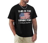 Freedom Charlie Kirk Sign - Camiseta homenaje a Charlie 1993 2025, camisetas Un verdadero patriota para mujeres y hombres, Negro-i, S