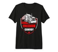 Freedom Convoy United Canada Truckers Camiseta Premium