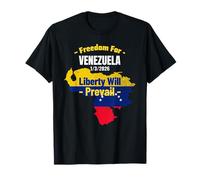 Freedom for Venezuela Support and Stand with Venezuela Camiseta