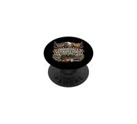 Freedom Has A Veterans Voice EST 1776 Eagle Patriot Bandera de Estados Unidos PopSockets PopGrip Adhesivo