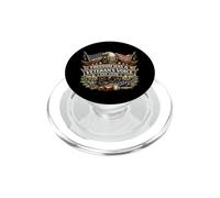 Freedom Has A Veterans Voice EST 1776 Eagle Patriot Bandera de Estados Unidos PopSockets PopGrip para MagSafe