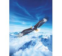 Freedom in Flight Sketchbook: 120 Pages with Soaring Eagle Cover: 8.5 x 11 Artistic Drawing Pad for Nature Lovers, Teens, Students, and Free Spirits