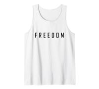 Freedom - Inspirational Quote, Favorite Meaningful Saying Camiseta sin Mangas