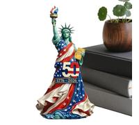 Freedom-Inspired Centerpiece: Miniature statues with 17762026 commemorative