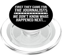 Freedom of Speech Free Press First They Came for Journalists PopSockets PopGrip para MagSafe