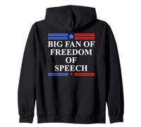 Freedom of Speech Protest Big Fan of Free Speech Free Press Sudadera con Capucha