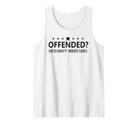 Freedom Offended Guess What Nobody Cares If You'Re Offended Camiseta sin Mangas