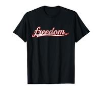 Freedom Patriotic Liberty Advocate Vintage Varsity Camiseta