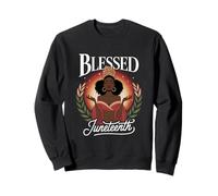 Freedom & Pride Proud Black Women Blessed Juneteenth Sudadera