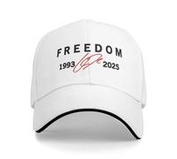 Freedom Red Signature Charlie Kirk Gorra de béisbol Classic Trucker Gorra de Verano Hombres Adultos Senderismo Pesca Bases de béisbol
