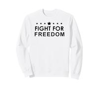 Freedom Sign Fight for Freedom White Shirt That Says Freedom Sudadera