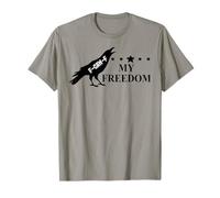 Freedom Sign That Says Freedom Fuck Fascism Resist No Kings Camiseta