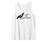 Freedom Sign That Says Freedom Fuck Fascism Resist No Kings Camiseta sin Mangas