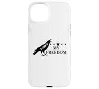 Freedom Sign That Says Freedom Fuck Fascism Resist No Kings Carcasa para iPhone 15 Plus