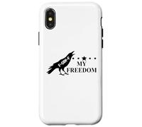 Freedom Sign That Says Freedom Fuck Fascism Resist No Kings Carcasa para iPhone X/XS