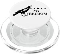 Freedom Sign That Says Freedom Fuck Fascism Resist No Kings PopSockets PopGrip para MagSafe